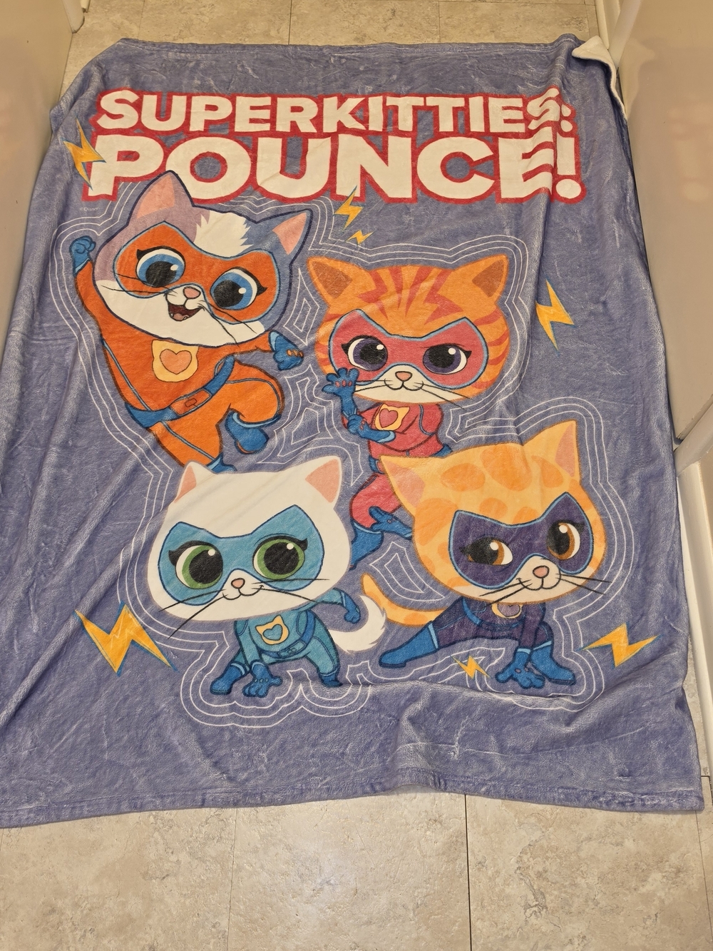 Superkitties Plush Blanket 50x60